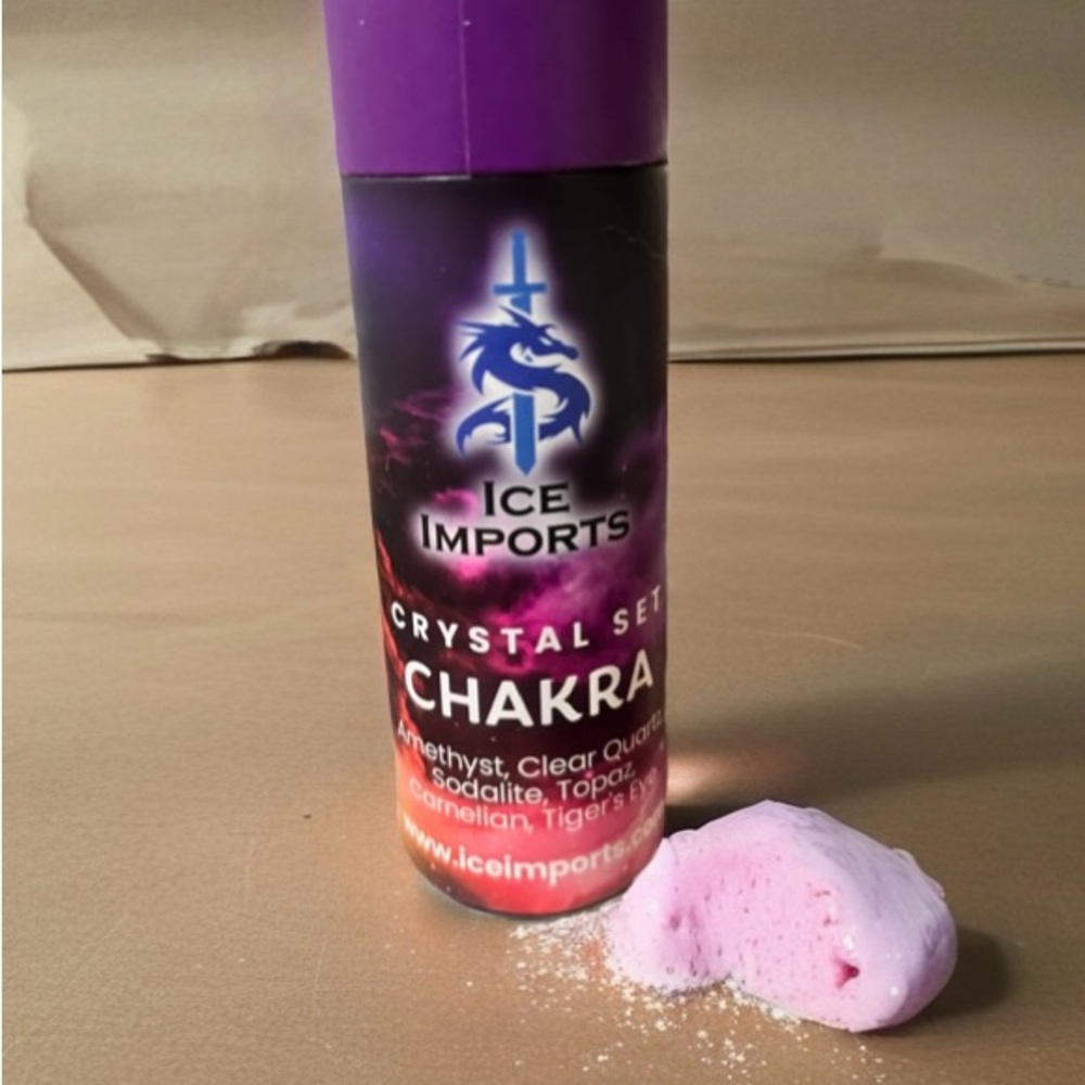 Ice Imports Chakra Crystal Set - Purple